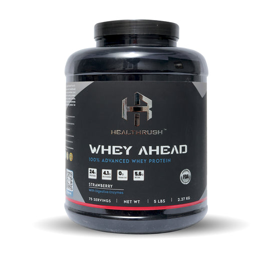 Healthrush Advanced Whey Protein Strawberry Powder 