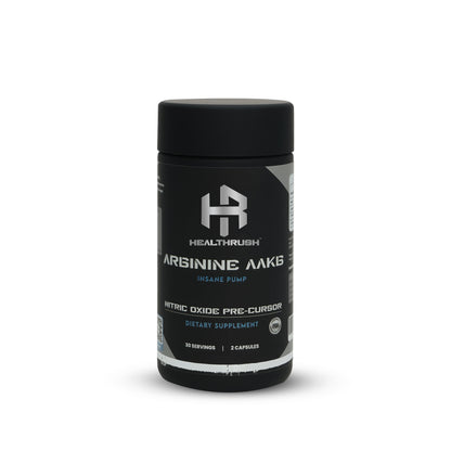 Healthrush Arginine AAKG Supplement Bottle 